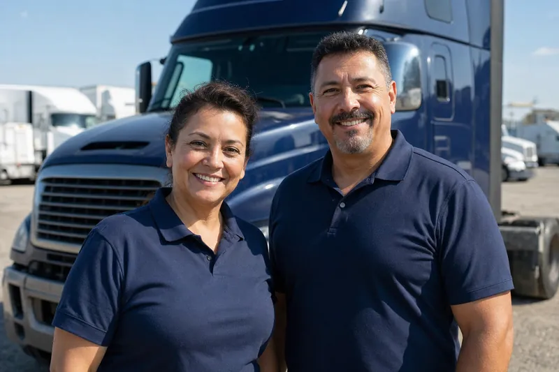 Northbridge team in front of a truck